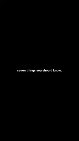 seven things you should know #motivation #mentality #success #SelfImprovement 