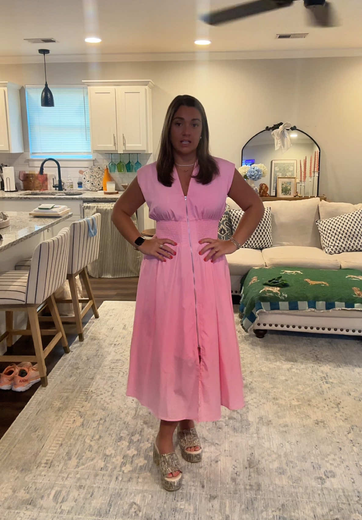 Needed a little pink #OOTD 💅🏽 @ijusthavetohaveit @Matisse #dress #workoutfit #pink 