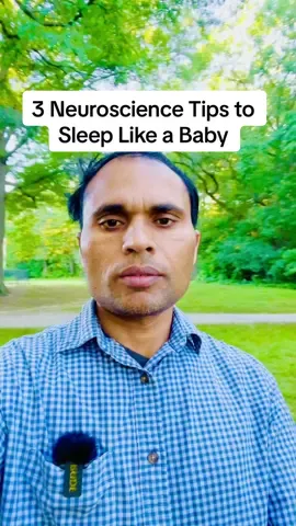 3 Neuroscience Tips to Sleep Like a Baby #brainhealth #neuroscience #LearnOnTikTok #sleep #thediaryofascientist 