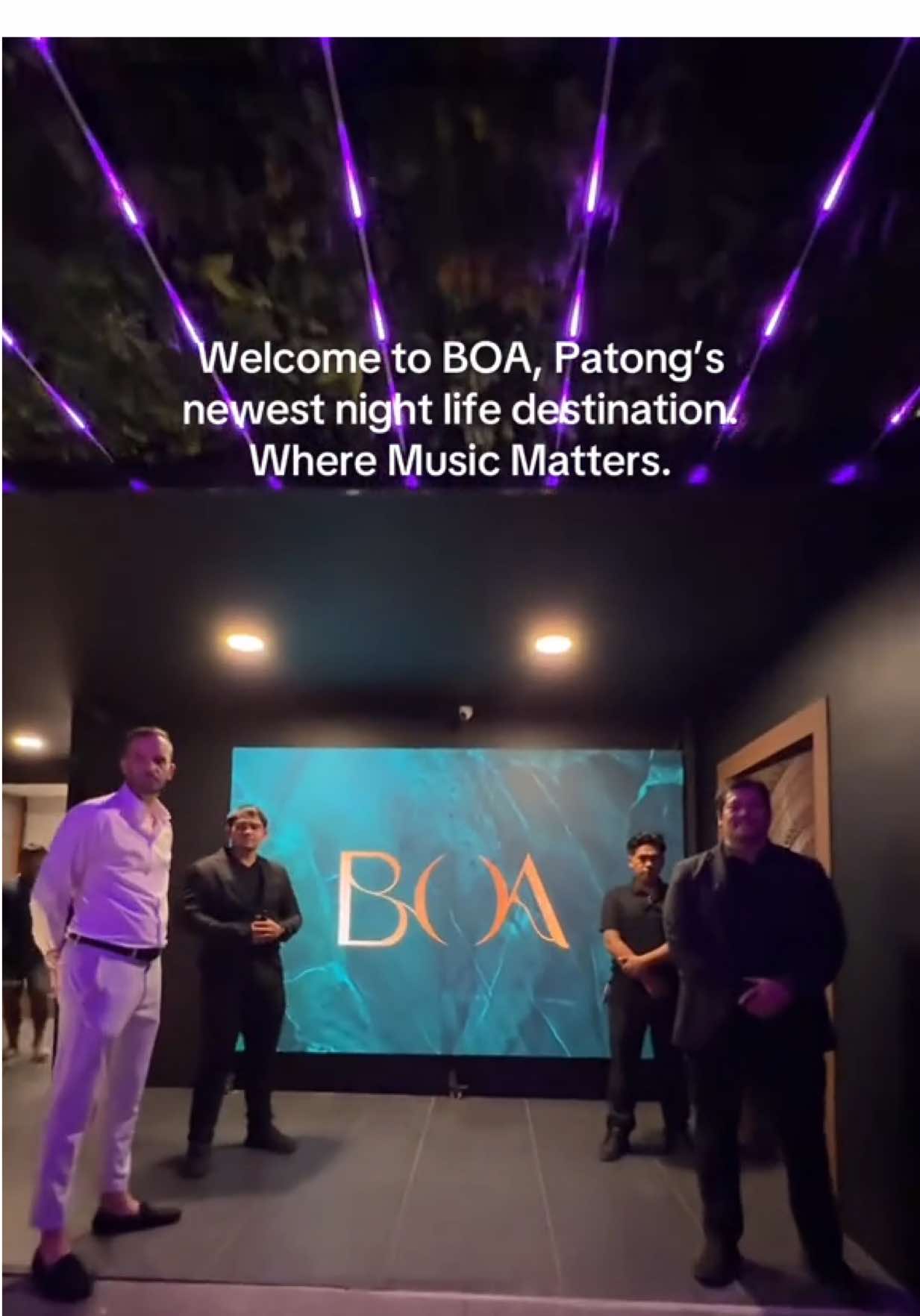 This is BOA, Phuket’s newest nightlife destination redefined. Where Music Matters.  #clubbing #patong #nightlife #housemusic