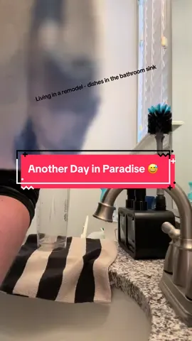 Just another morning // day of living in a remodel paradise - we’re making the best of it.  Feels a bit like camping in your own house 😅 It will be worth it when it’s finished. We matched up flooring yesterday and approved kitchen cabinets.   They came and put in drywall on the areas that had moisture and had to be cut out. Waiting to hear back on the team coming back to paint the walls. #livininginaremodel #fyp2025 #morningroutine #zipfizzhealthyenergy #viviscal #olly #cancerfighter #tiktokshopaffiliate #creatorsearchinsights #engagementiskey #smallcontentcreator #momtok #beatingcancer 