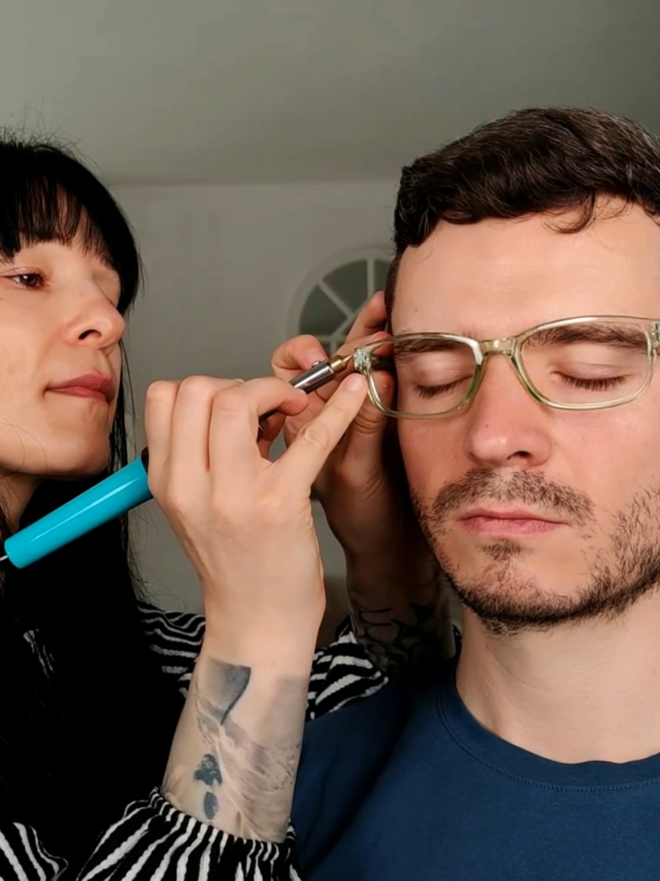 The perfect fit for his glasses #asmr #asmrvideo 