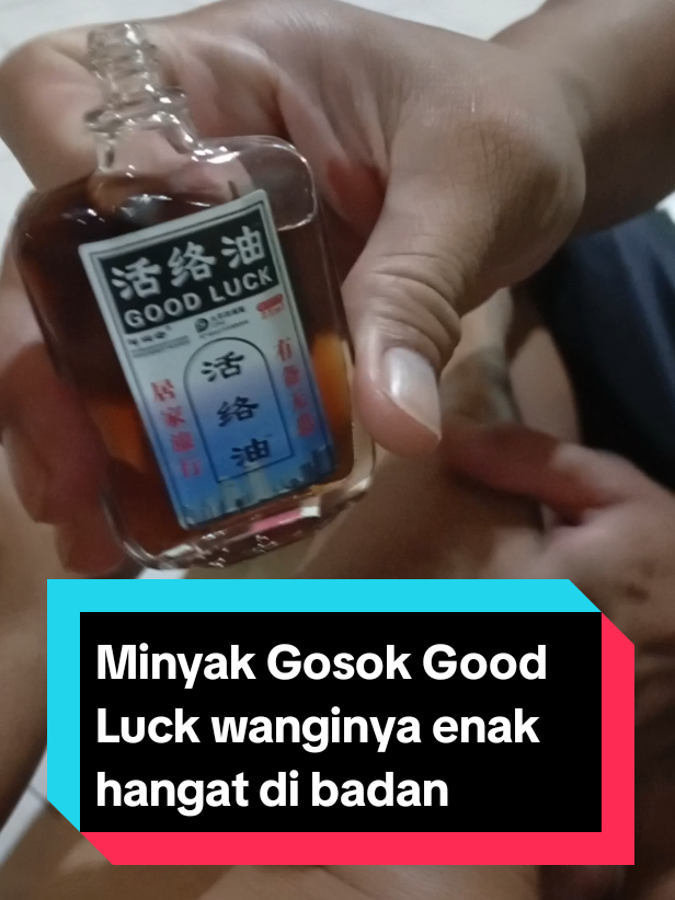 Minyak gosok good luck untuk nyeri sendi, otot sakit dan gangguan tubuh. #minyakgosok #minyakbalur #minyakgoodluck #minyaknyerisendi 