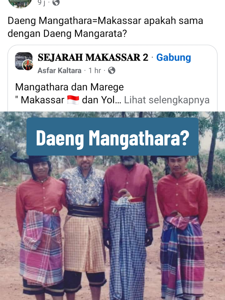 Daeng Mangathara artinya Makassar? #daengmangarata #bugis 