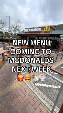 🍔🍟🍨 NEW Menu coming to McDonald’s next week….. @McDonald’s UK @McDonald’s @McDonald’s Corporate @Treats By Mars @Coca-Cola @Sprite #fyp #mcdonalds #mcdonaldshacks #mcdonaldssecrets #new #uknewestfoods #comingsoon 