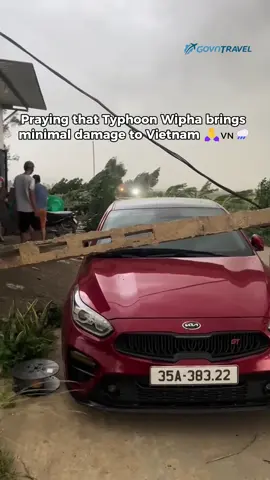 May Typhoon Wipha pass peacefully over Vietnam, unlike Yagi which left deep scars. Hoping for no damage — especially no loss of life 🙏🇻🇳🌧️ #storm #govntravel #typhoon #typhoonwipha #trending #vietnam #fyp 