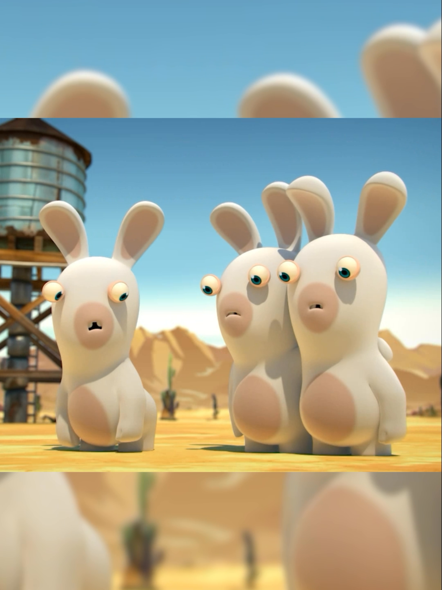Leading with confidence. Powered by ✨nothing.✨ #rabbids #funny #animation #bwah #bffs #animated