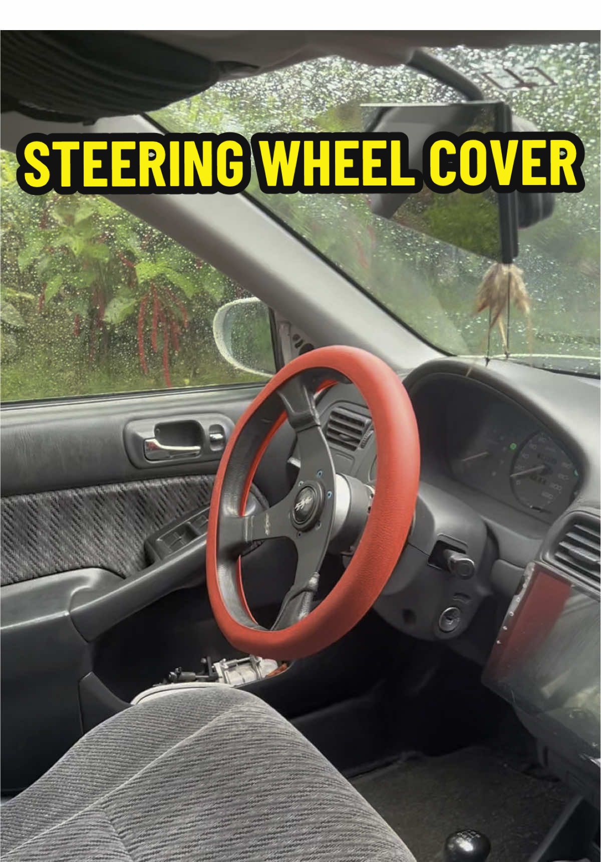 STEERING WHEEL COVER RUBBER #steeringwheelcover #antislipcoverforsteeringwheel #rubbersteeringcover #siliconsteeringwheelcover 