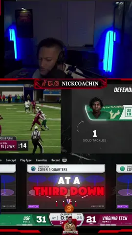 Elite defense to seal the Win!  #foryou #tiktok #football #streamer #CollegeFootball #lockdown 