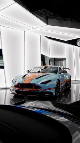𝐀𝐬𝐭𝐨𝐧 𝐌𝐚𝐫𝐭𝐢𝐧 𝐕𝐚𝐧𝐭𝐚𝐠𝐞 𝐆𝐓𝟏𝟐 Born for the track, but barely tamed for the road, this beast packs a 600 HP naturally aspirated 6.0L V12, delivering raw, unfiltered performance with every pulse of the throttle. Wrapped in iconic Gulf Blue and Orange livery, with Obsidian Black 7-spoke wheels, Vivid Orange calipers, and a cabin lined in Black Alcantara with Californian Poppy accents, every detail is motorsport-inspired. With only 100 ever built, it’s as rare as it is relentless.  #astonmartin #vantagegt12 #dubaicars 