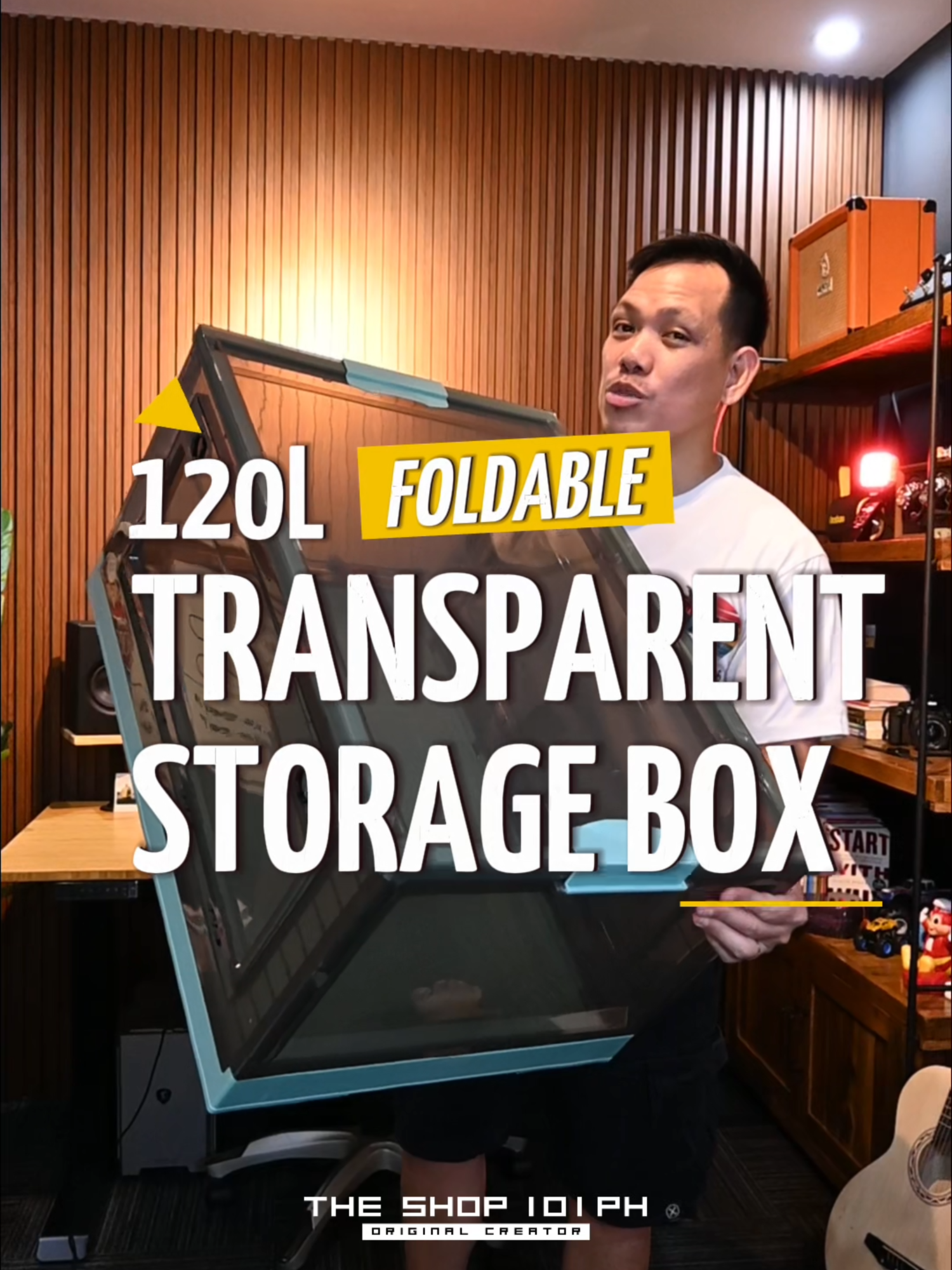 Transparent Foldable Storage Box  #storagebox  #plasticstoragebox  #homeorganizer  #foldablestorage  #theshop101ph  #fyt
