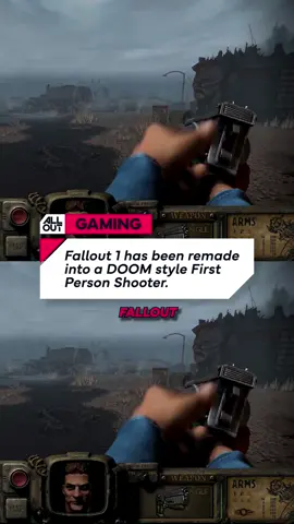 Fallout 1 is now an FPS game #fallout #bethesda #gaming #gamingnews #fyp  