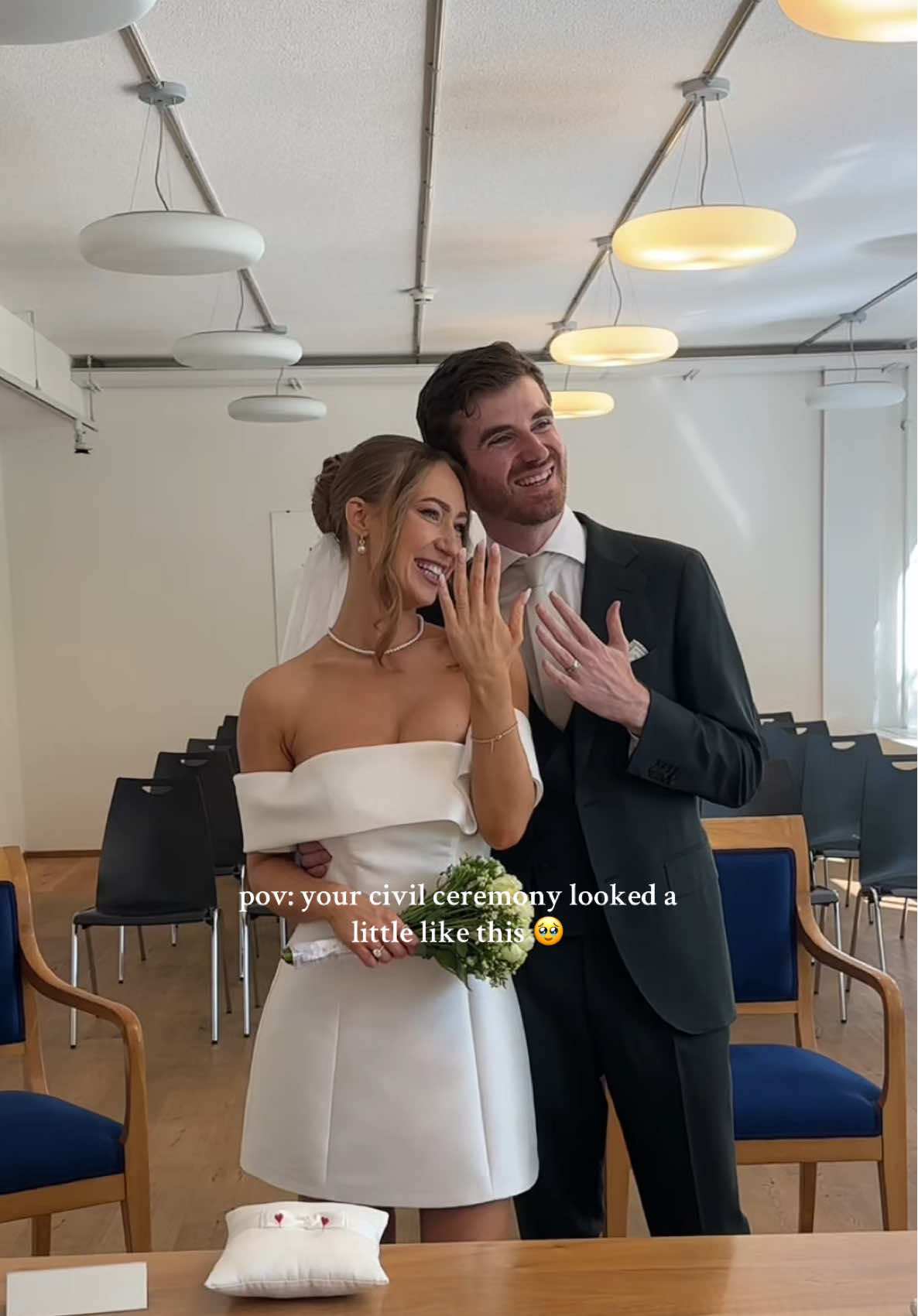 The most special day in our lives 18.07.2025 👰🏼‍♀️🤵🏼🤍💍#courthousewedding #civilwedding #bride #courthouse #weddingday @RosieEtienne  @Suitsupply @Owen McDonagh  