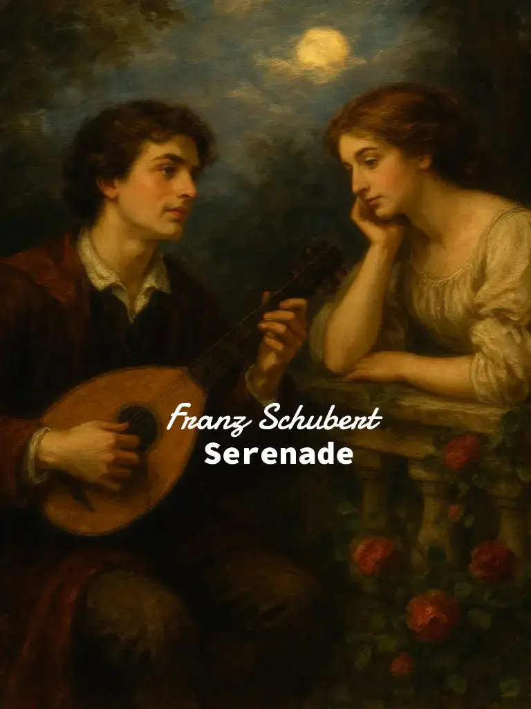 This isn’t just music. It’s a love confession that echoes across centuries. From the very first notes, time seems to slow down. The world falls silent, and out of that stillness rises a fragile, warm, almost weightless melody. It doesn’t demand your attention - it whispers to you. Like someone quietly saying, “I’m here. I care.” 💘 Imagine a summer night. The leaves rustling softly. Distant footsteps. And then - this music. Not loud. Not flashy. Just tender. Intimate. Honest. This isn’t a passionate outburst. It’s not a drama. It’s something deeper - the feeling of waiting, of longing, of loving someone without knowing if they love you back. 🎻 What’s beautiful is that Schubert wrote this piece as part of his Swan Song - his final songs, composed when he already knew he was dying. Maybe that’s why it feels so delicate, like something being played for the very last time - with care, gentleness, and love. In every version - for voice, violin, cello, or piano - the melody stays the same: a soft voice in the dark, holding nothing back. No masks. No ego. Just truth. 🕯️ There’s no theater here. Just sincerity. And Schubert’s truth was simple: people need people. And sometimes, one melody is enough to remind us of that. 🎧 Why should you listen? Because “Serenade” isn’t just classical music. It’s a melody that proves you don’t have to shout to be heard. It doesn’t ask for your attention - it deserves it. 📌 This is what Not Boring Classical is all about. Music that doesn’t scream - but speaks straight to your heart. #schubert #serenade #germany #romantic #classics #strings #music 
