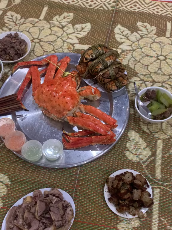 Cuối cùng cũng xong ! Nhà mình ai có nhu câu cua king cua lông cứ ib e !!!