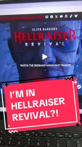 THIS IS SO COOL MAN AHHHHHH #hellraiser #horror #gaming #viral #hellraiserrevival 