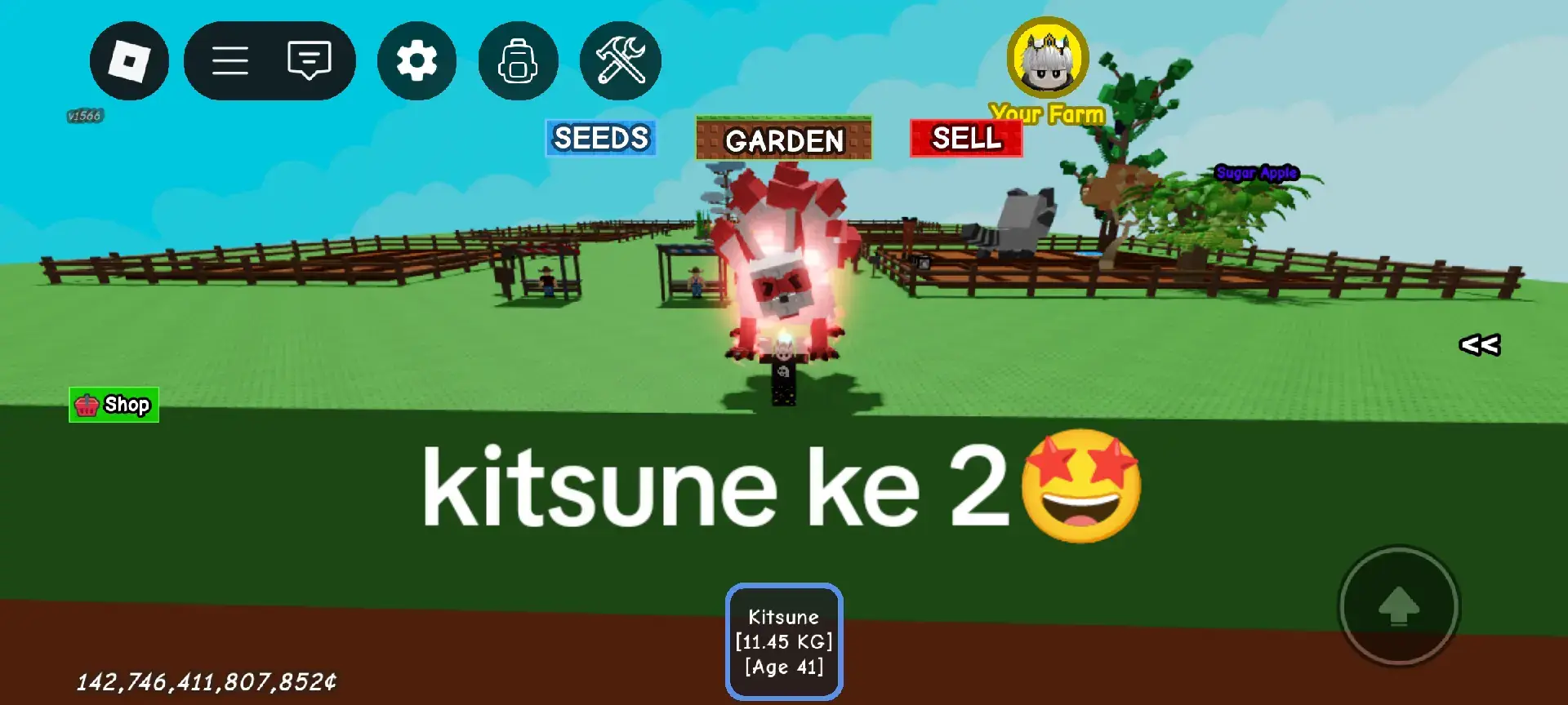 #growagarden #kitsune #GaG 