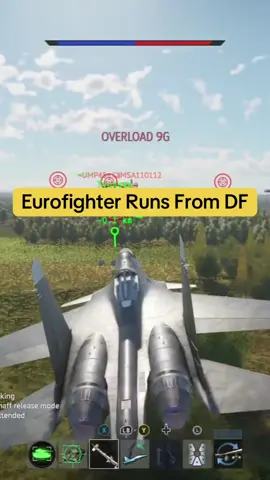 Eurofighter running From Su-30 WarThunder 