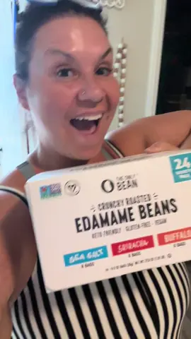 Obsessed with @The Only Bean snacks! High protein, savory, crunchy, perfect snack! #theonlybean #edamame 