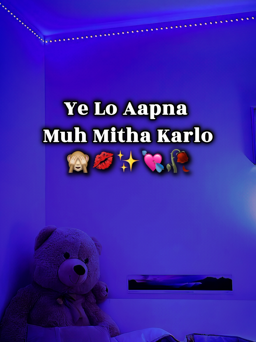 Ye Lo Aapna Muh Mitha Karlo 🙈💋✨🥀 #mentionyourlove #couple #couplegoals #new #trending #hindisong #lyrics #lyricsvideo #coversong #bollywoodsong #tiktokindia #stanfwithkashmair #xyzbca #support #tiktok #foryoupage #fyppppppppppppppppppppppp #unfreezemyacount #musiclife_01 