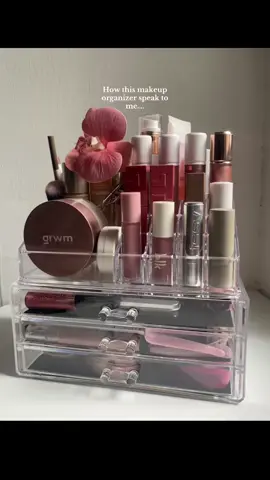 Can’t get over with my makeup organizer!  #makeup #tiktokmademebuyit #worthit #tiktokfinds #makeuporganizer #organizer #recommendations #finds #fyp #trend 