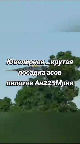 #ювелирная#посадка#пилоты#асыАн225Мрия