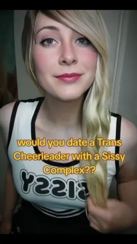 Cheerleading is all I ever wanted to do.. #fyp #nonbinarytiktok #crossdresser #feminization #crossdressing #transwomen #femboytiktok☦ #femboy #transgender #cheerleading 