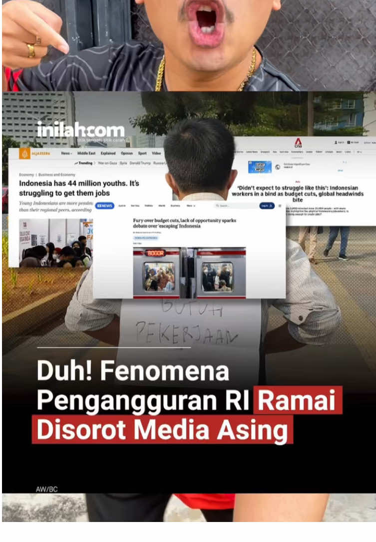 Fenomena Pengangguran di Indonesia Ramai Disorot Media Asing #indonesia #pengangguran #kerjaan #media #prabowo 