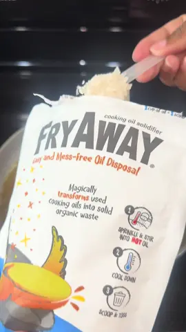 properly disposing of fish grease 