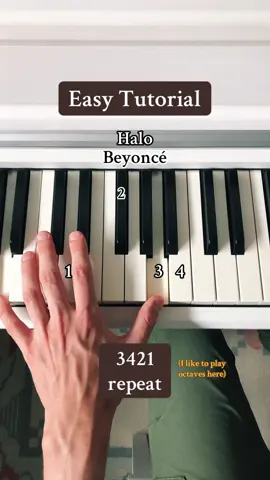 Remember those walls I built… 🙏🏼🎶 #beyonce #Halo #piano #tutorial 