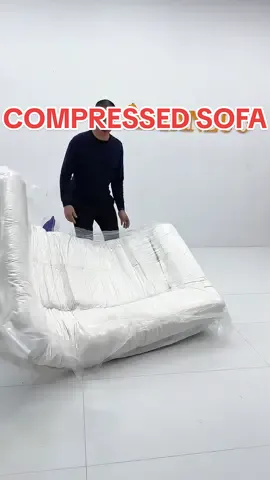 Wow!Amazing compressed sofa.Very interesting.#compressionsofa #compressedsofa #sofa #furniture #livingroomsofa #factory #compression #livingroomfurniture #foreigntrade #wholesale #sofainabox #boxsofa #chair #furnituredesigner #furnituresale 