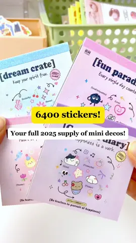 Are 6400 sticker enough for the rest of 2025? #stickers #sticker #journaling #backtoschool #kawaii #cutestickers #cutie #nailstickers #scrapbooking #deco 