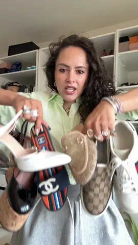 Summer designer show rotation - I tried to limit myself to just 6 pairs 🤭 #designershoes #luxuryshoes #shoetok #summershoes 