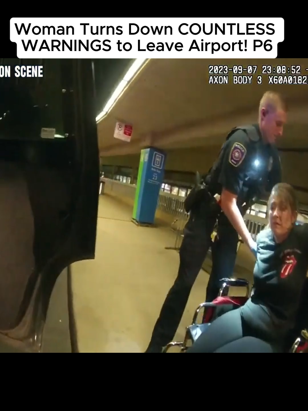 Woman Turns Down COUNTLESS WARNINGS to Leave Airport!