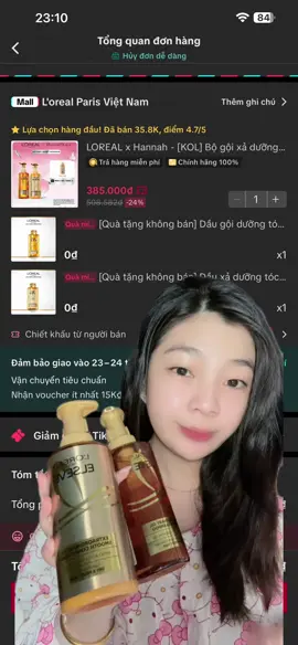 Mua 1 nhận về 4 món hehe ✨ #lorealparis #loreal #daugoi #daugoiloreal #daugoidau #Hot #Viral #Xh #Beorucro 