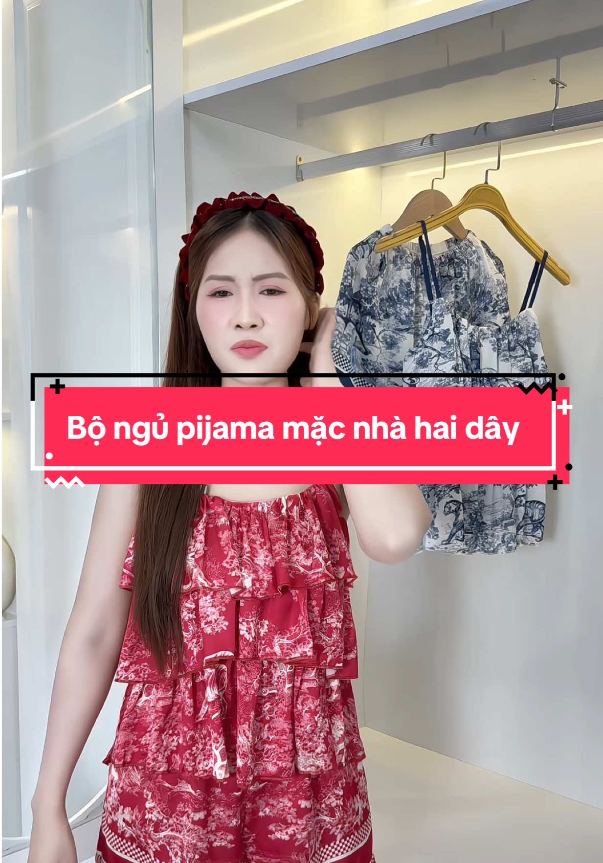 Bộ này mặc lên da cứ gọi là trắng bóc, chất thì mát rười rượi #dobongu #bonguhaiday #bongumacnha #anhlonglanh #anhlonglanhreview 