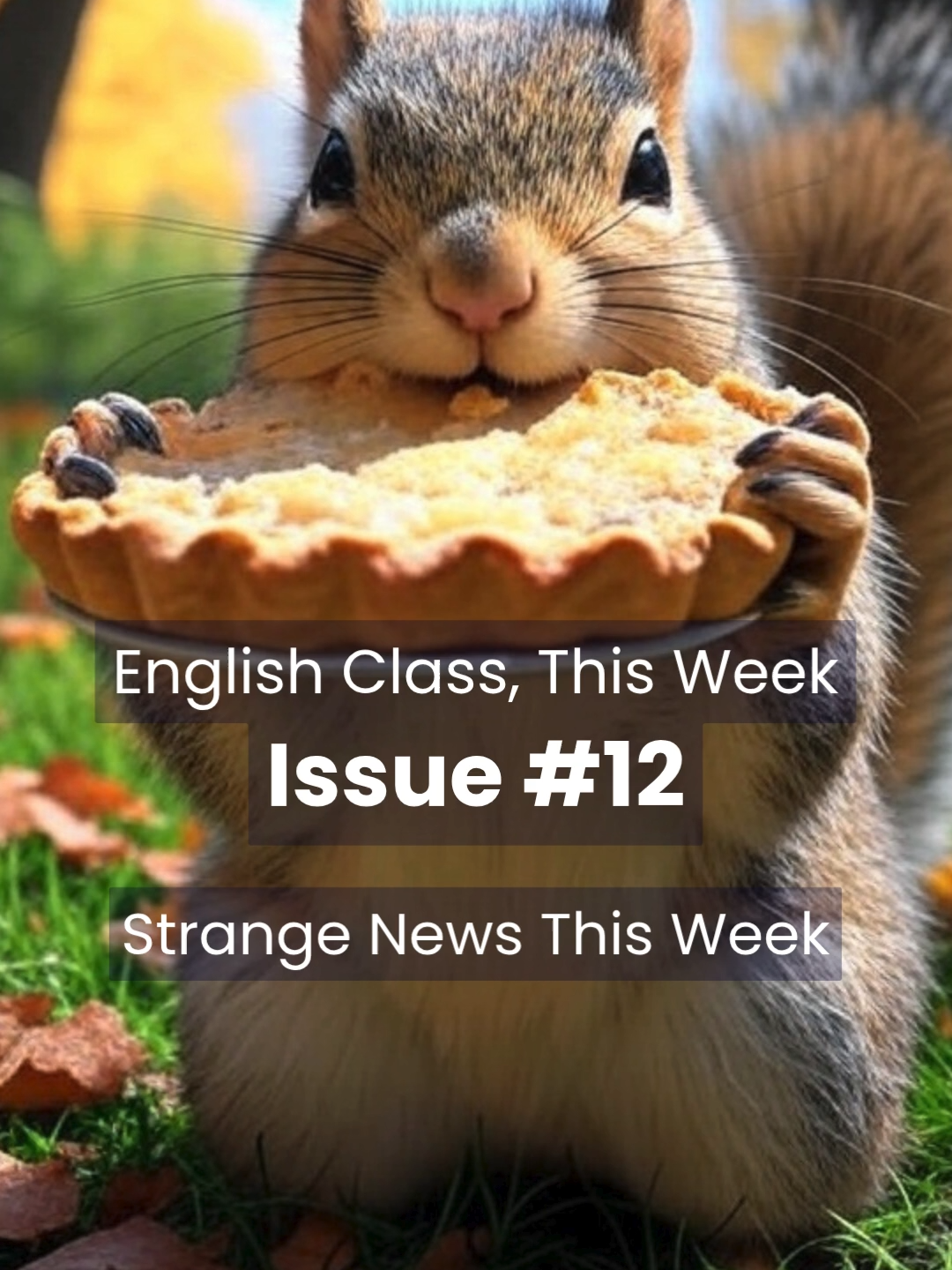 English Class, This Week: Squirrel Steals the Show at Local Festival #englishvocabulary