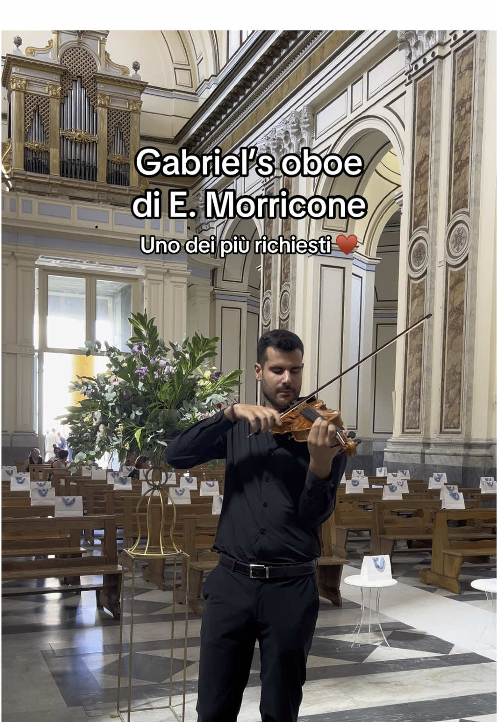 Gabriel’s oboe di #Morricone per il tuo #matrimonio ♥️ #wedding #matrimonio #sposa #musicachiesa #musicamatrimonio #ingressosposa 
