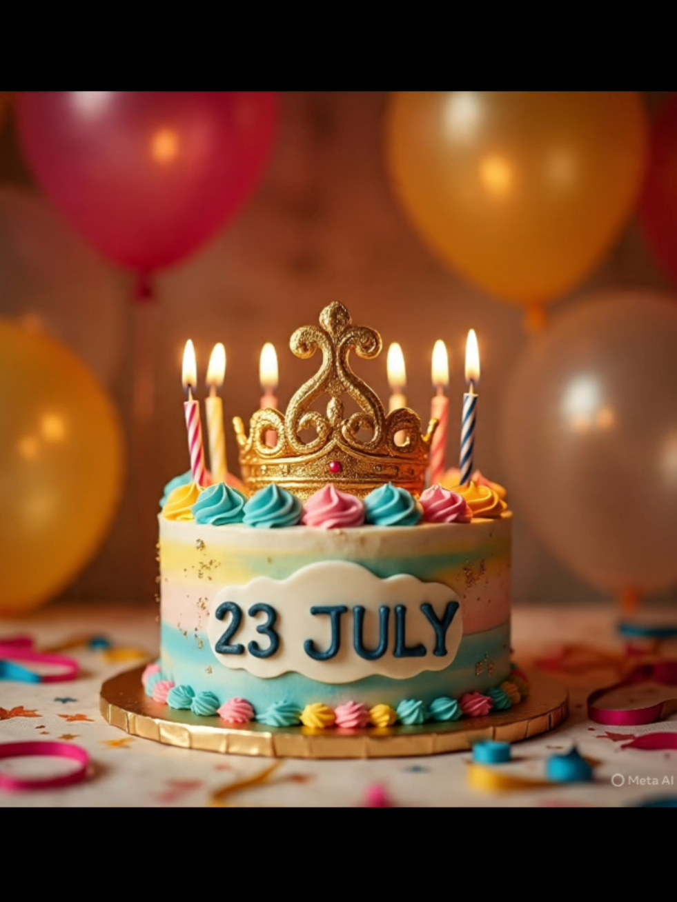 23 JULY BIRTHDAY SONG🎂🎶,HAPPY BIRTHDAY🎂🎵,23rd JULY TIKTOK, 23 JULY CAKE, #birthday #foryoupage #feed #fyp #foryou #tiktok #tik_tok #happybirthdayguys #pppppppppppppppp #crown #CapCut 