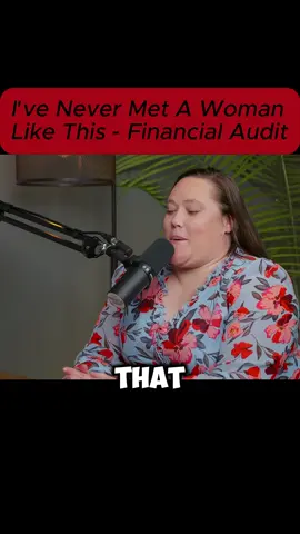 I've Never Met A Woman Like This - Financial Audit#finance #financialfreedom #findyouredge 