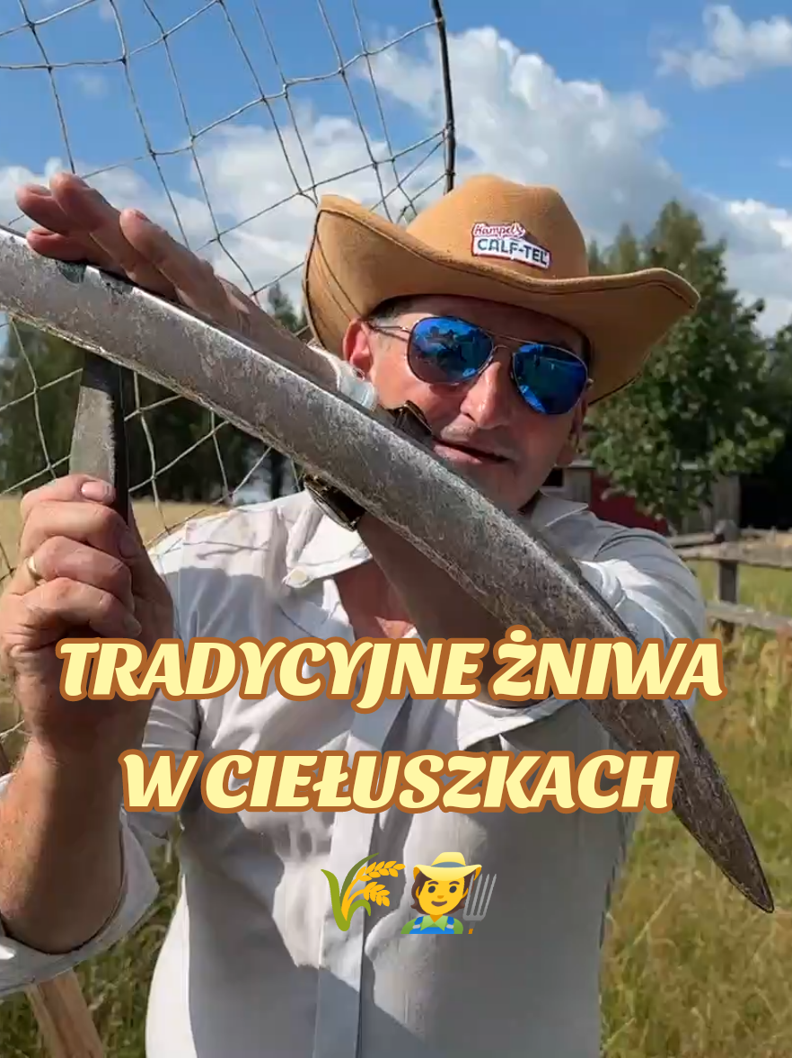 – Nawet nie pomyślałam, że będziemy razem żniwa zaczynać. Przyjechał dzisiaj zięć z córeczką, przywieźli mi dzieci, moje najukochańsze wnuki na wakacje. Poszliśmy na spacer, zobaczyliśmy, że już nasze zboże dojrzewa, że jest gotowe do żniwa. Kosa była przygotowana, więc zaczęliśmy – mówi Wiesława Kondraciuk. – Mój dziadek  i ojciec zawsze mówili, żeby pierwszą garść żyta skosić sierpem albo kosą, a nie wpuszczać od razu maszynę w pole – wspomina Jarosław Rogalski. W Ciełuszkach słychać dźwięk ostrzonej kosy, a więc żniwa oficjalnie rozpoczęte. Gospodarze z Ciełuszek i Bronowa rozpoczęli żniwa rodzinnie i tradycyjnie.  #żniwa #agnieszkaijarekzbronowa #rolnicypodlasie #rolnik #zboże 
