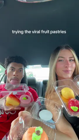 trying the viral fruit pastries from @Suzies Pastry @Chase 
