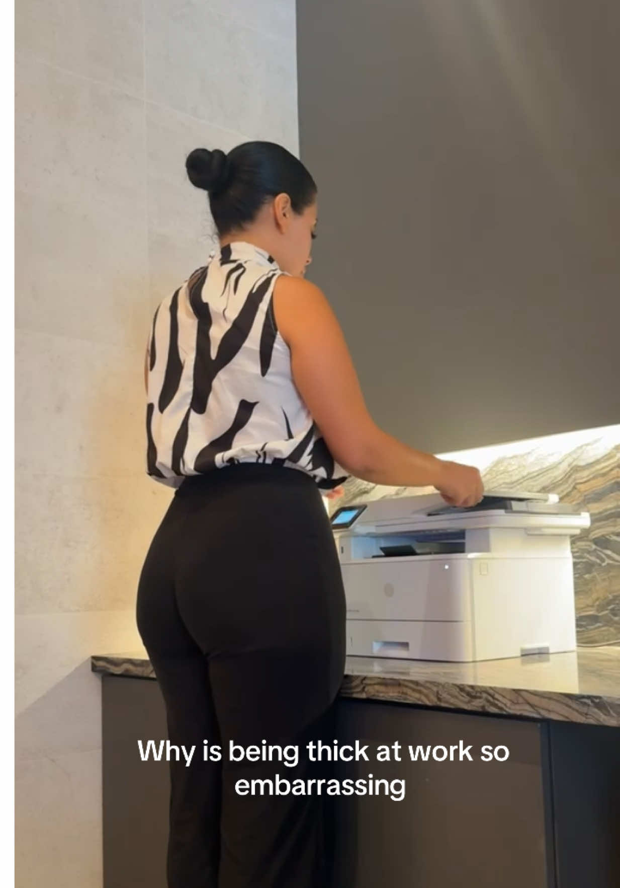 Yes I’m the office baddie 