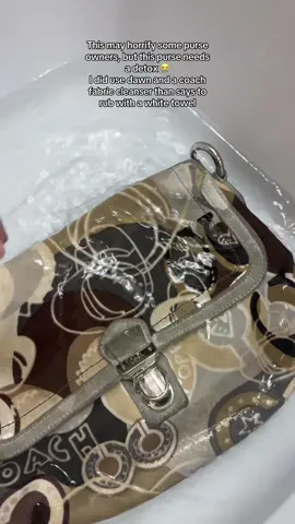 No coach bags have been harmed #coach #coachbags #coachpurse #clean #CleanTok #purse #vintage #vintagecoach 