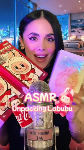 #asmr #asmrsounds #labubu  Распаковка оригинальных Лабубу с Online store «Золотое яблоко» 🍏 