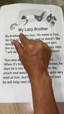 My lazy Brother  #english  #englishlearning  #learning 