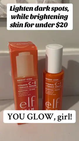 Elf does it again. Use on hands too for a more youthful look. #antiaging #antiagingskincare #elf #discoloration #glowingskin 