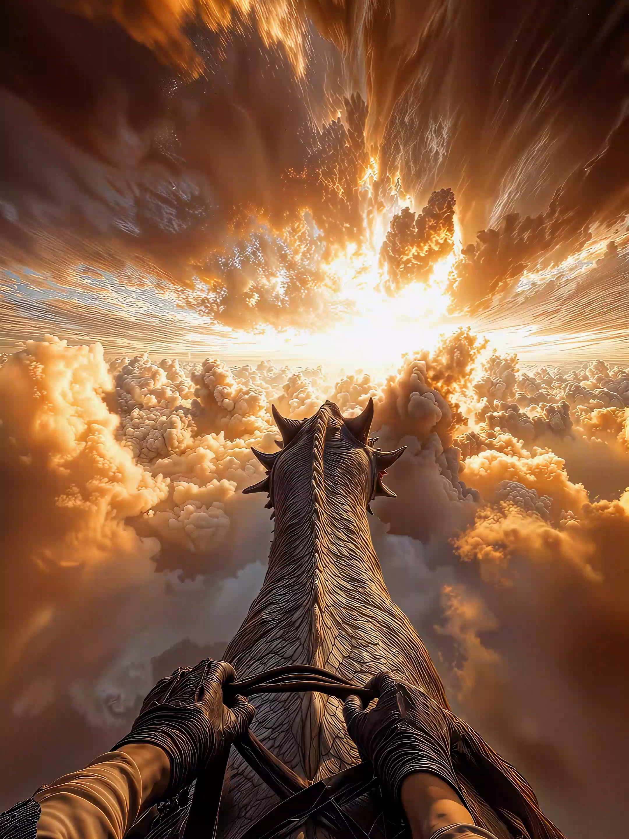 Dragon above the clouds ☁️ Prompts & Art: @predmet_ai Idea: @awakened.worlds Made by ChatGPT • AE • Kling AI #space #clouds #sky #fantasy #medieval #magic #dragon #fyp #4k #ai #aiart #epic #120fps #aesthetic