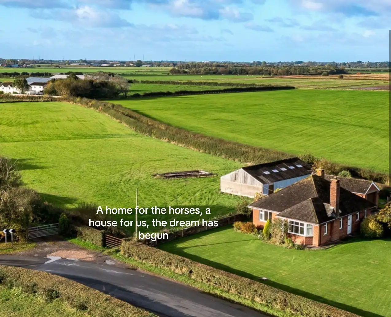 Swipe to see us convert an old barn into our dream stables… 🤠🌺🩷🌸🌈🩵🍒🍓🍬 #H#HorseLifeE#EquestrianStyleC#CountryLivingF#FarmVibesO#OutdoorLifeL#LifeWithHorsesWeekendRides 