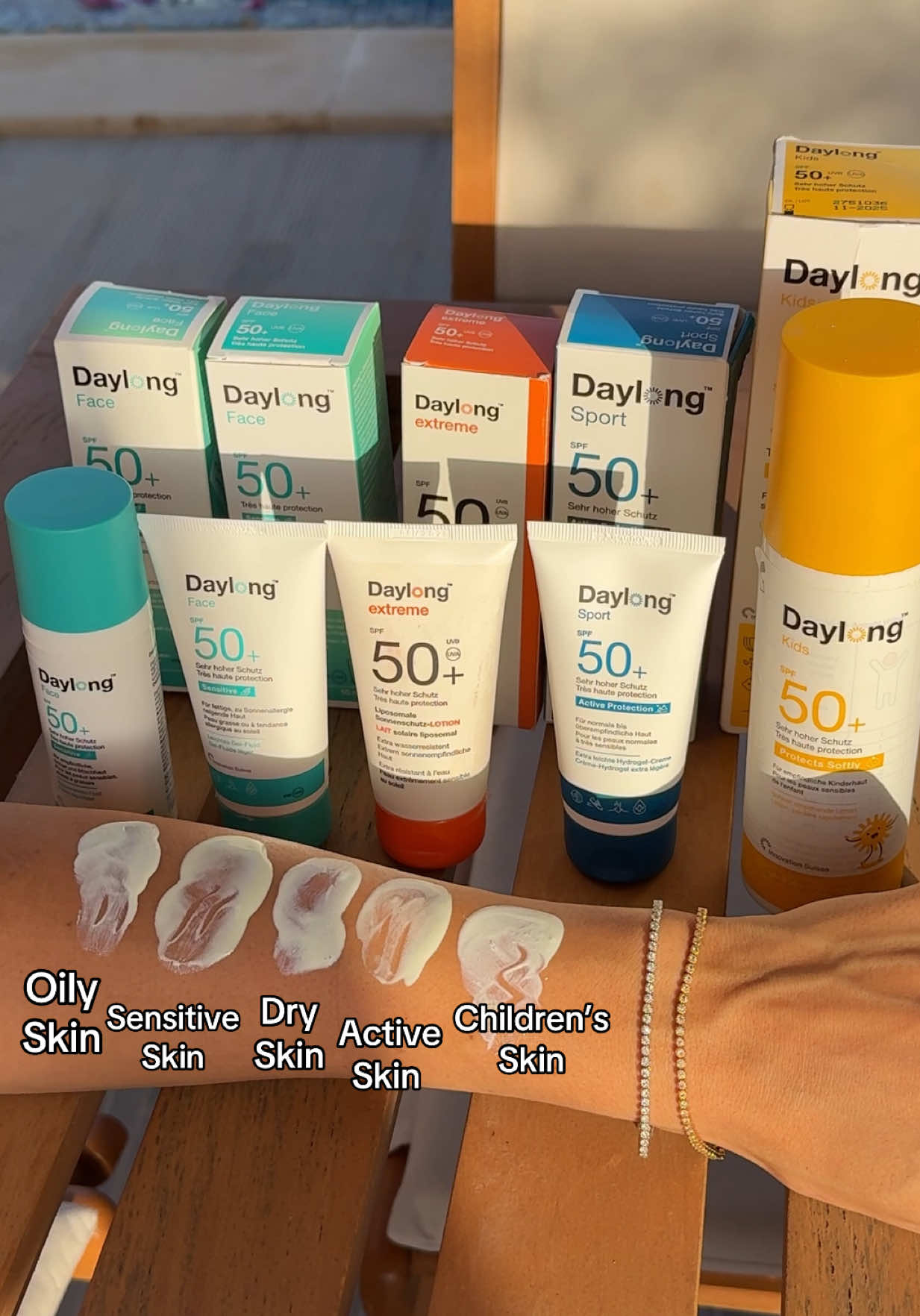 Daylong textures for every skin ☀️ Pour moi c’est le dry skin et vous ?!  #skincare #sunscreen #daylong #skintok #skincareproduct  @Daylong Tunisie 